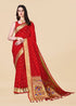 Soft Paithani Semi silk saree with Gold zari weaving motifs and Rich Zari weaving 20721N
