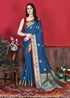 Soft Pethani silk saree with Gold zari weaving motifs Rich Zari weaning Pallu 21586N
