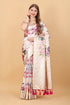 Soft Semi silk saree with beautiful Flowery  Digital  Print all over the saree 20702N