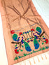 Soft paithani Kanchivaram  Semi-silk  Full weaving and attractive pallu sarees 21903N