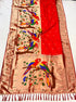 Soft paithani  Kanchivaram Semi-silk MINAKARI DESIGN  AND MINAKARI BORDER saree16569N