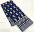 Soft semi-silk slub woven saree with batik print design 20527N
