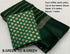 Soft viscous Green saree with zari And Different Blouse Color 18526N