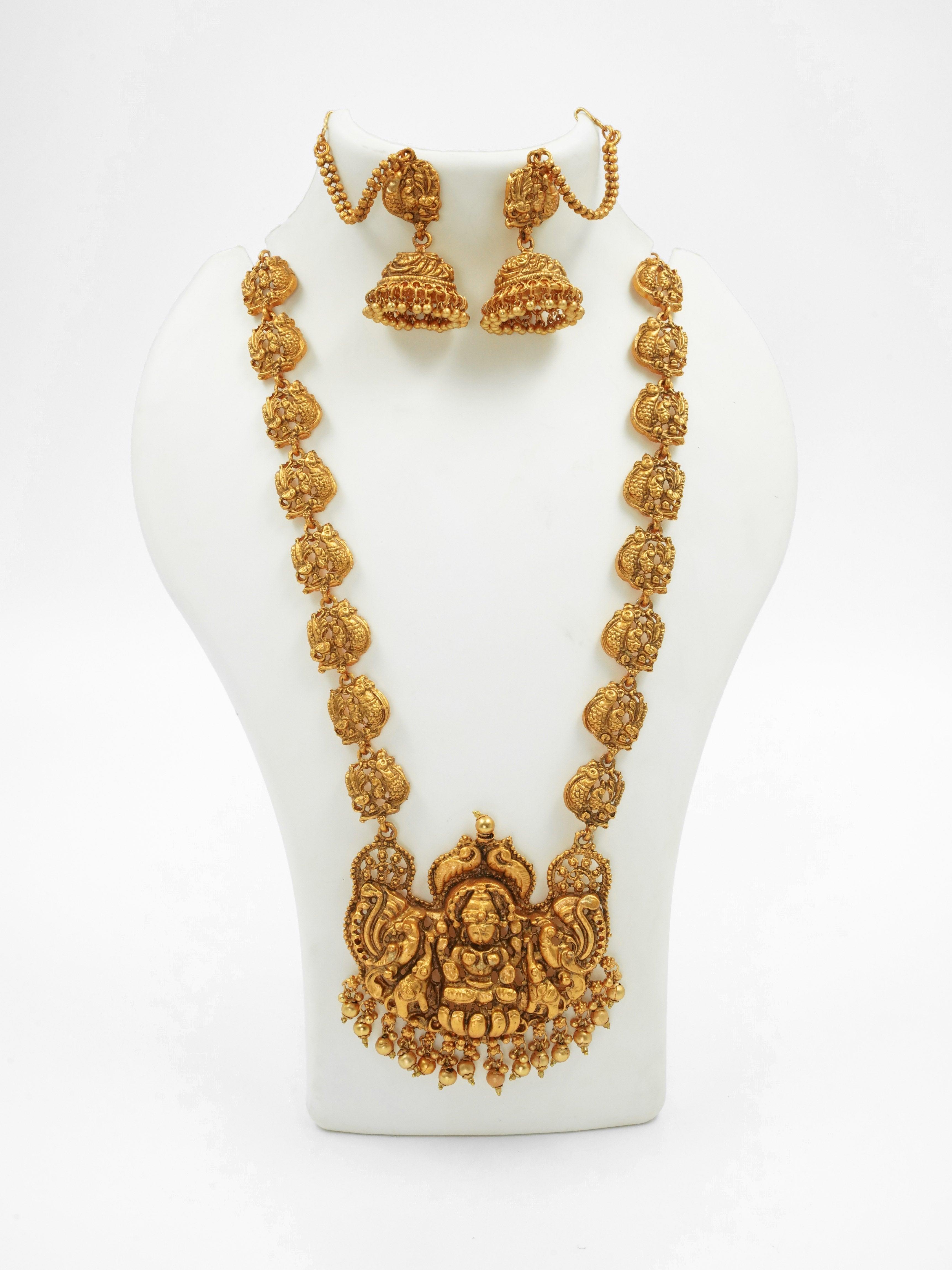 Aaram Jewel Aaram Necklace New Model Arumbu Gold Necklace Design