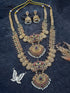 Gold Plated Classic Temple Necklace Combo Set