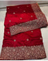 Vichitra Semi-Silk Saree with Heavy Embroidery Work & Stone Work 21227N - Griiham