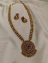 Gold Plated Long Necklace Set
