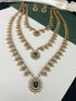 Premium Quality Long layer necklace set with cz stones Stones