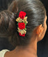amboda bun Flower with Inmade Pin
