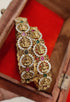 Gold Plated Multi colour cz stone Set of 2 bangles