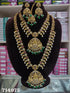 Premium Gold Finish Mehendi Gold finish Necklace Combo Set