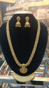 Gold Plated Gold look Long Necklace Set  0825