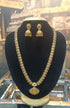 Gold Plated Gold look Long Necklace Set  0825