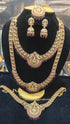 Gold Plated Laxmi combo Mini bridal set  0825