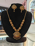 Gold Plated Necklace set with Gundu Mala  0825
