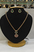 Gold Plated CZ Nekclace Set
