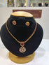 Gold Plated AD NEcklace Set