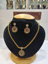 Gold Plated AD NEcklace Set