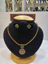 Gold Plated AD NEcklace Set