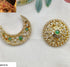 Gold Plated CZ Hair Moon Hair accessories suraj chand
