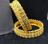 Gold plated premium Kasu bangles set of 2