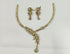 Gold plated Leaf Design Necklace Set
