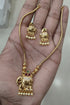 Gold plated Cute Elephant Motif Necklace Set