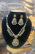 Gold Plated Double Layer CZ Necklace Set