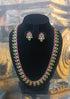 Real Kempu Palakka Long necklace set