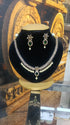 Gold Plated Short CZ Necklace Set