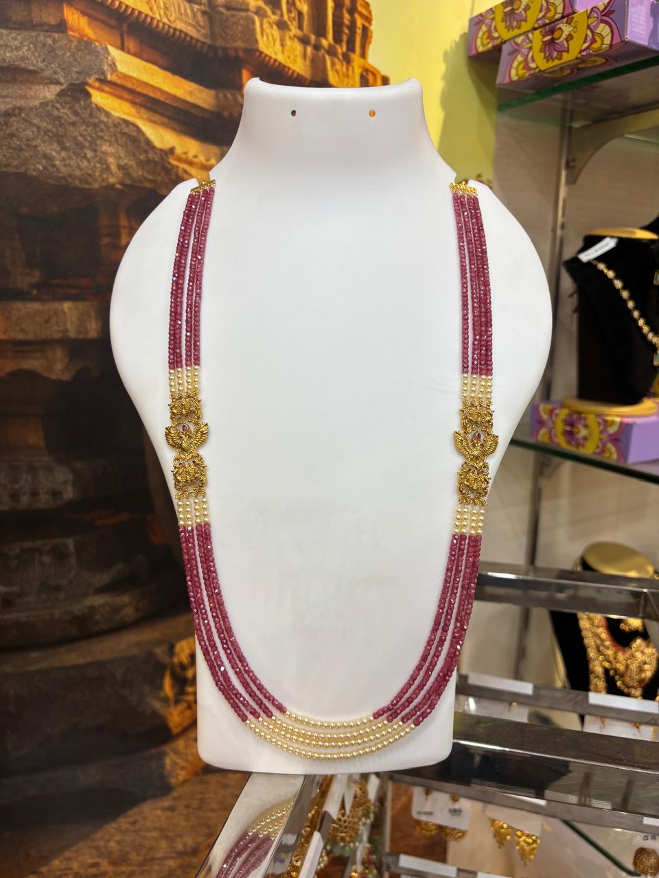 Ruby real onex CZ Crystals with gandaberunda Mopu