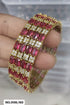 Gold Plated Set of 2 premium CZ Bangles