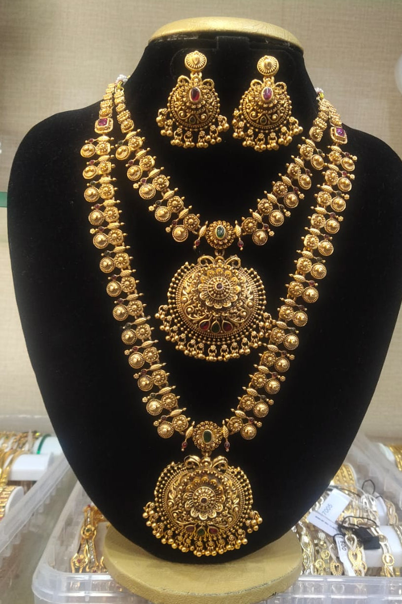 Combo set multicolor stones