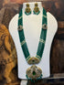 Griiham Luxe Collection Real Green Crystals Necklace Set
