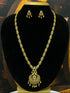 Gold plated Antique long necklace set 24 inches