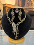 Gold Plated Premium CZ Necklace Set
