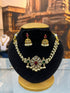 Gold Plated Pearl Choker NEcklace Set