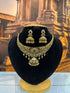 Gold Plated Choker Necklace Set