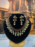 Premium Short Necklace Set with pearl drops