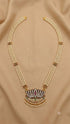Panchaloha pearl chain 30 inches with adige pendant