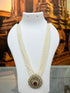 Premium 6 Line 2mm Hyderabadi Pearl Maala with Pendant