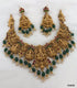 Temple Collection Antique Laxmi Necklace Set