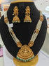 Gold plated cryustal necklace set