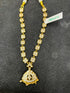 Premium Gold Plated Adige White Stone necklace set