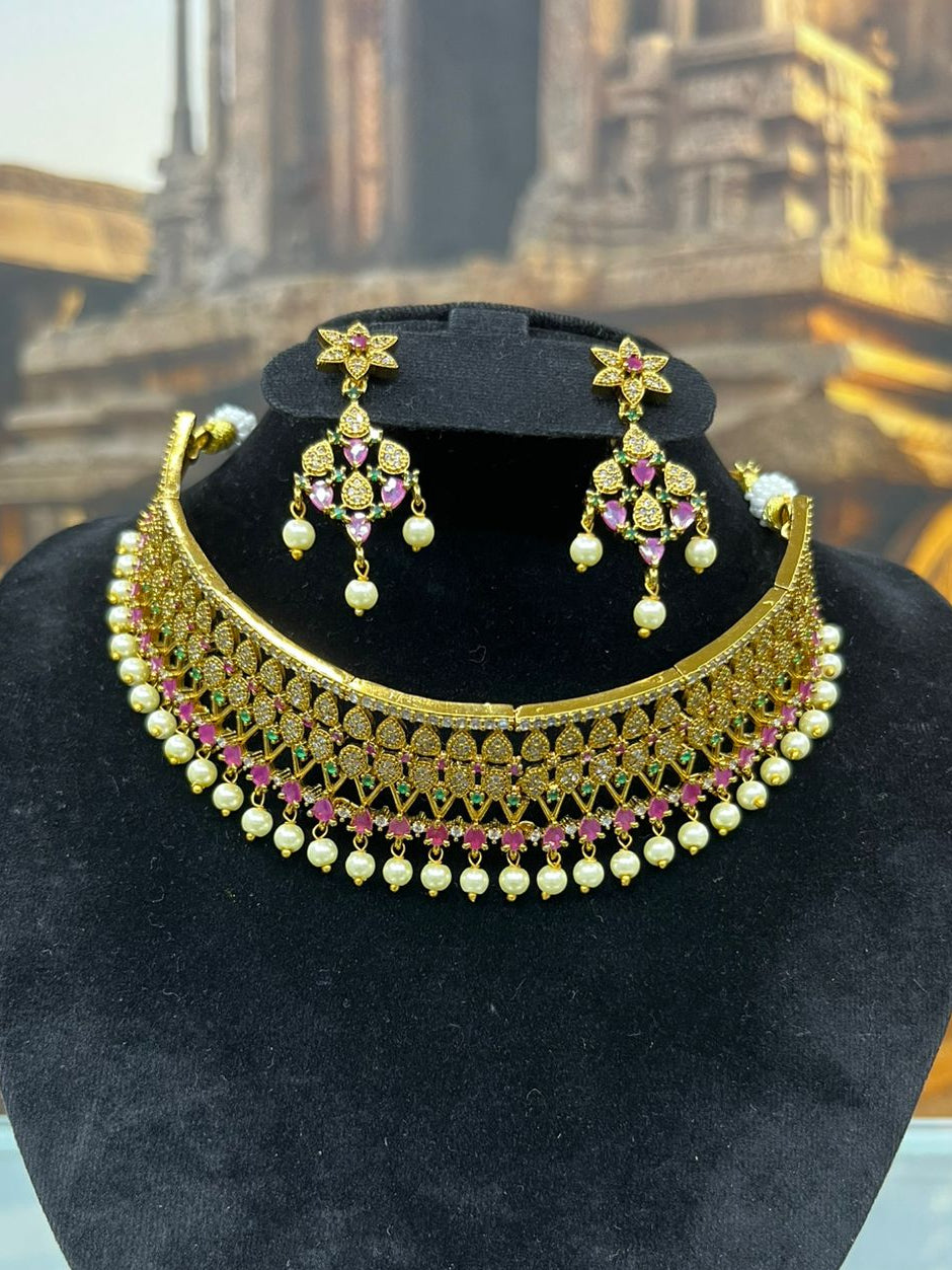 Simple Multicolor choker