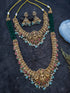 Gold Plated Classic Temple Necklace Combo Set