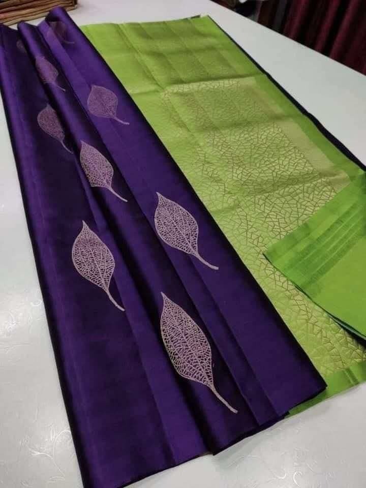 latika SAREE Soft Kanchipuram lichi Semi-silks 12837