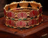 Gold plated Meenakari Lotus Set of 2 bangles