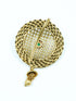 22k 1gm Gold Plated Ruby Colour Studded Amboda / Hair Pin/Rakhdi/Amboda/Pin 12260N