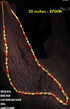 23.5 kt gold plated Guaranteed beads chain 30 INCHES 8700N-Beads Chains-Griiham-Griiham